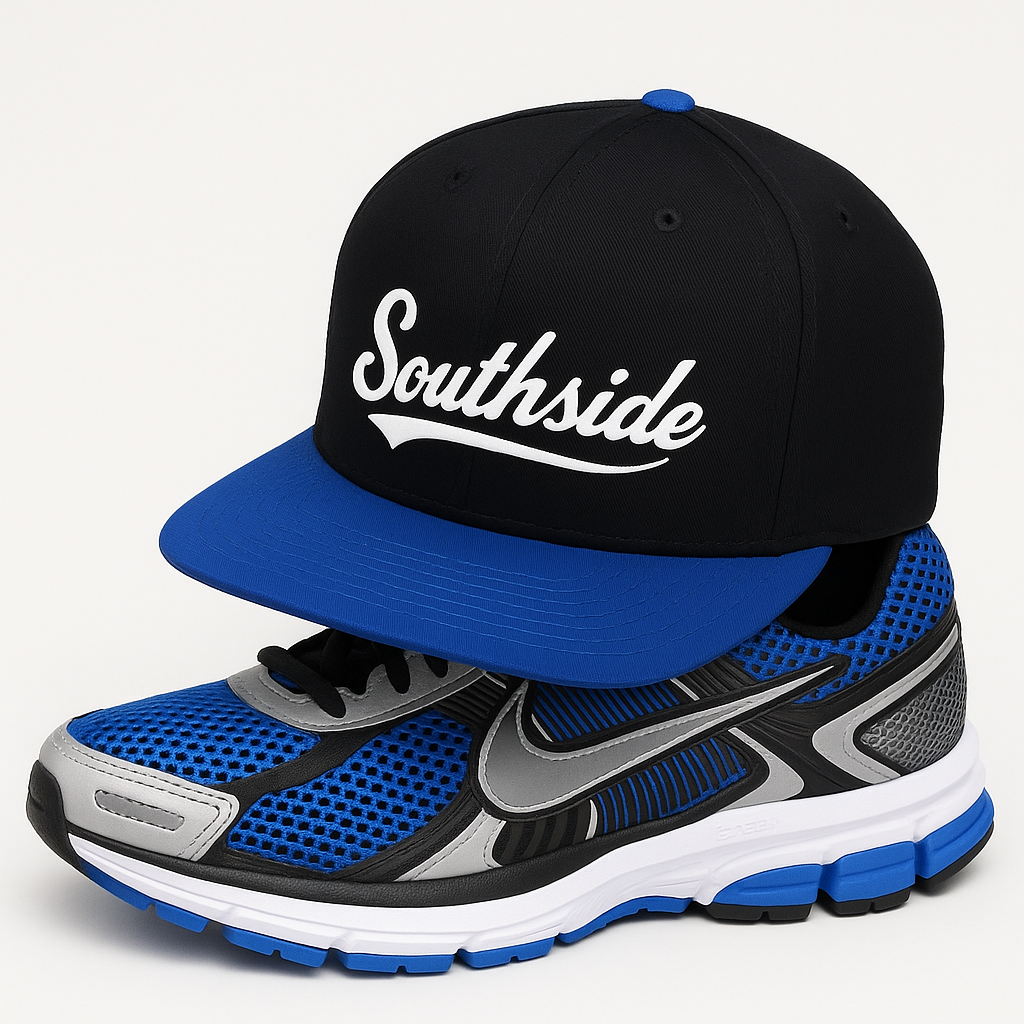 Southside Diamond Black & Royal Blue Cap