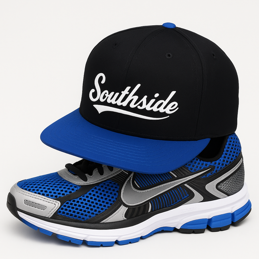 Southside Diamond Black & Royal Blue Cap